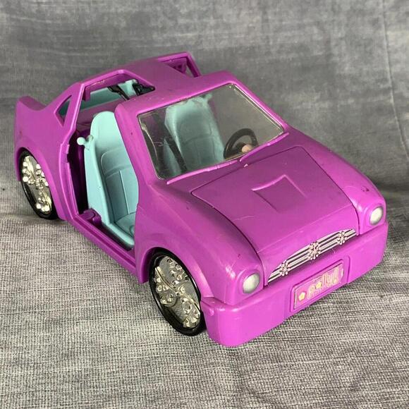 POLLY POCKET Purple Sports Car Mattel With Doll Condition Issues Read​ - Picture 3 of 15